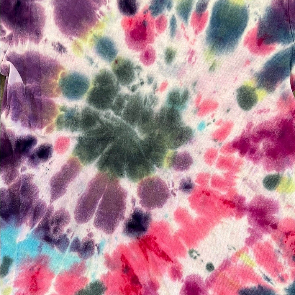 Vibrant Tie-Dye Kids T-Shirt - Picture 5 of 8